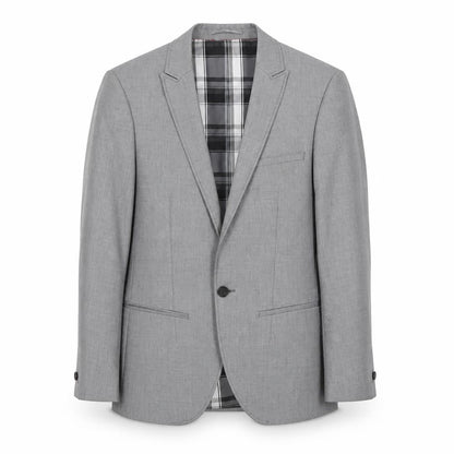 White Label Men's Grey Blazer 38 Regular Jacket