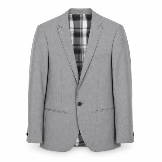 White Label Men's Grey Blazer 38 Regular Jacket