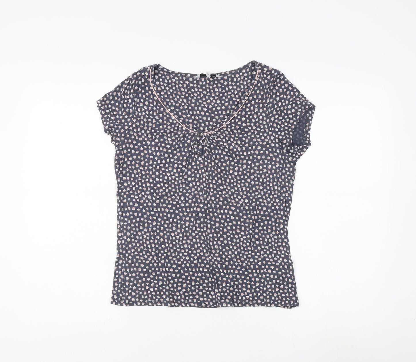Womens UK Size 12 J by Jasper Conran Blue Basic T-Shirt