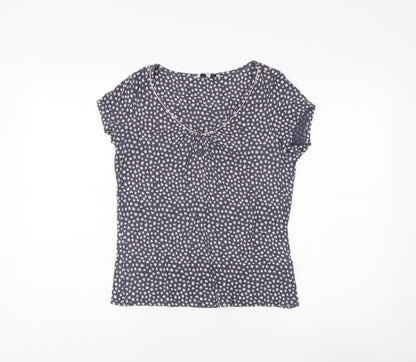 Womens UK Size 12 J by Jasper Conran Blue Basic T-Shirt