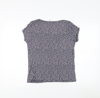 Womens UK Size 12 J by Jasper Conran Blue Basic T-Shirt