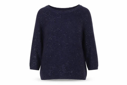 Womens UK Size 8 Whistles Blue Pullover Jumper