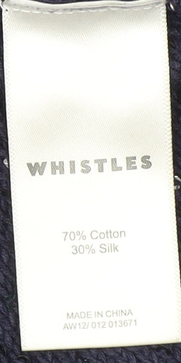 Womens UK Size 8 Whistles Blue Pullover Jumper
