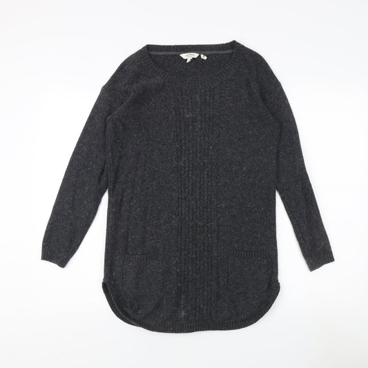 Womens UK Size 6 FatFace Black Pullover Jumper