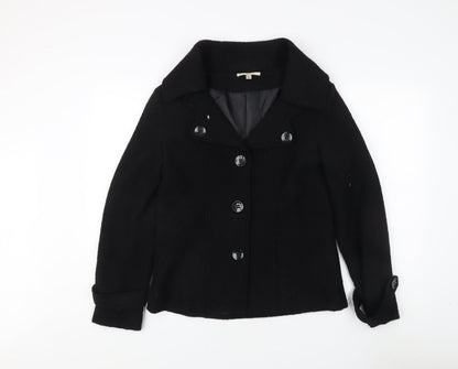 Kuss Collection Women's Black Wool Jacket M