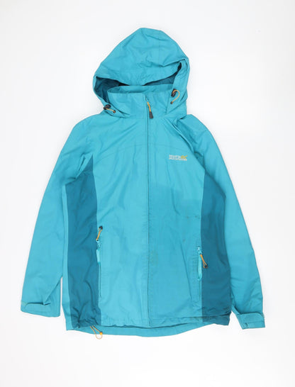 Womens UK Size 12 Regatta Blue Rain Coat