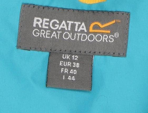 Womens UK Size 12 Regatta Blue Rain Coat