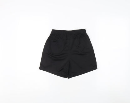 Puma Boys Black Athletic Football Shorts 11-12 Years