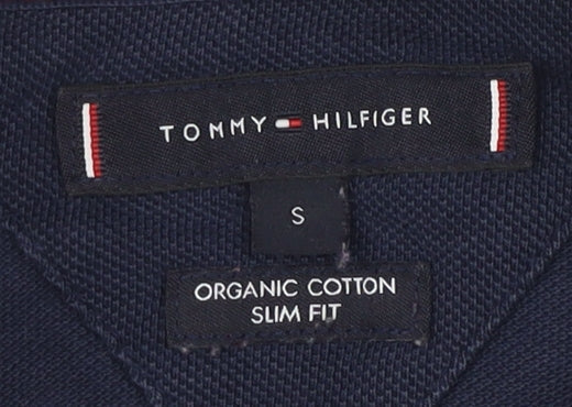 Tommy Hilfiger Men’s Blue Slim Fit Polo Shirt S