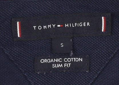 Tommy Hilfiger Men’s Blue Slim Fit Polo Shirt S