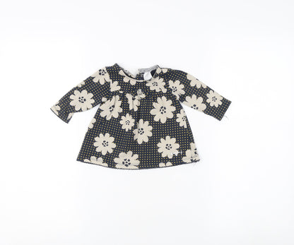 Jasper Conran Floral Top Black Unisex Baby 3-6 Months