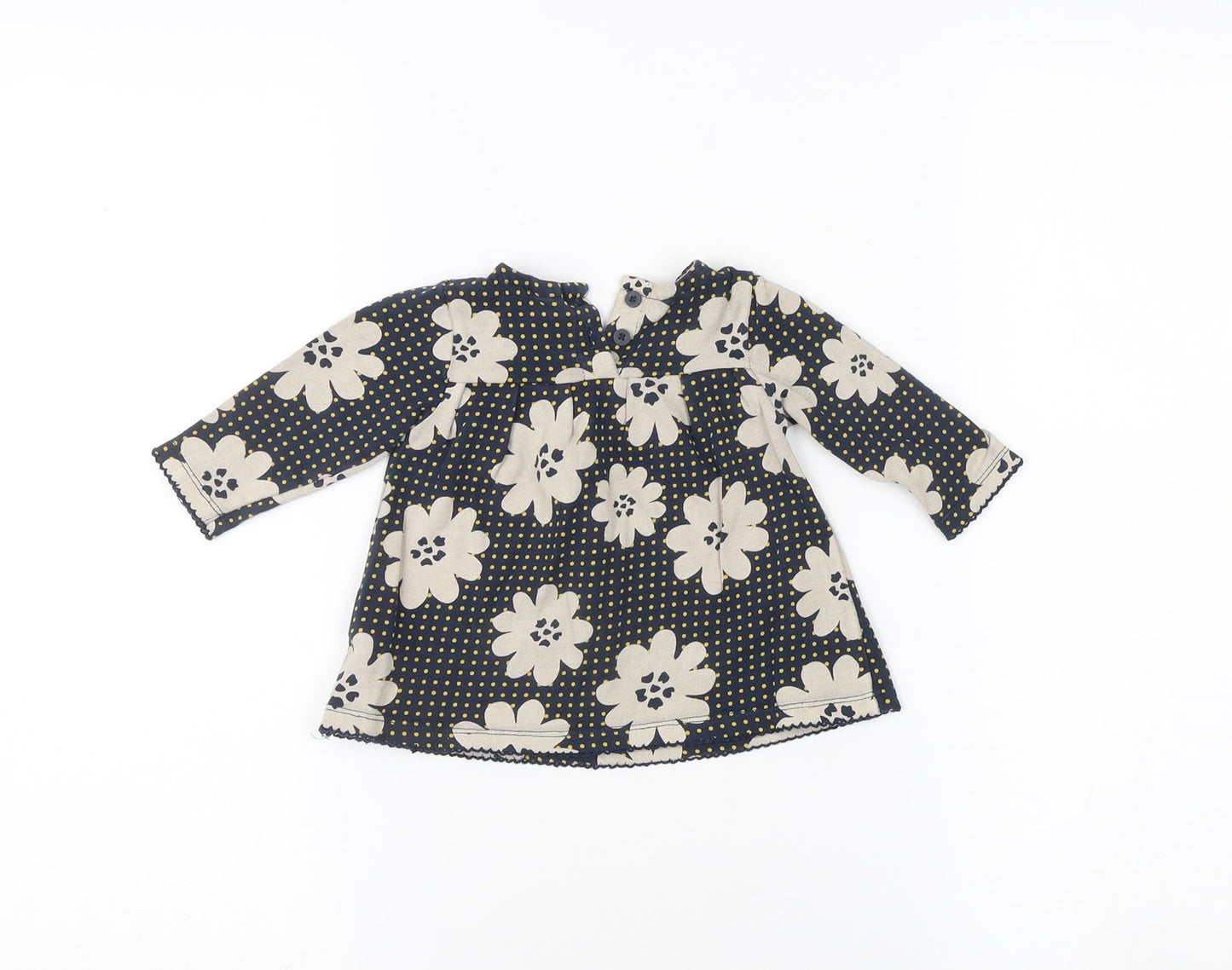 Jasper Conran Floral Top Black Unisex Baby 3-6 Months