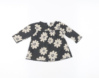 Jasper Conran Floral Top Black Unisex Baby 3-6 Months