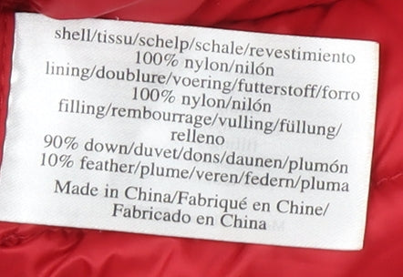 Laura Ashley Women's Red Padded Waistcoat Size 8