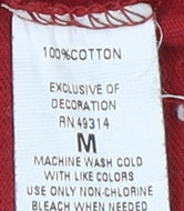 Womens UK Size M Champion Red Regular T-Shirt