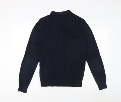 Ben Sherman Men's Blue polo Jumper, size Small.