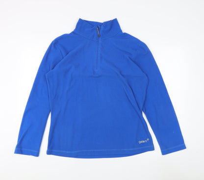 Gelert Women's Blue Henley Sweatshirt Size 16