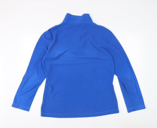 Gelert Women's Blue Henley Sweatshirt Size 16