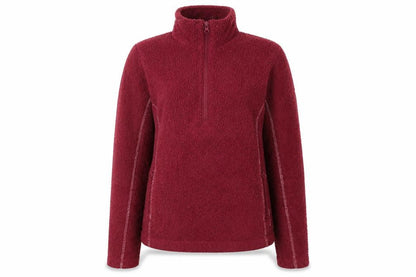 Womens UK Size 10 Craghoppers Red Henley Sweatshirt