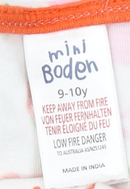 Mini Boden Girls Multicoloured Floral Tank Top, Size 10-11 Years