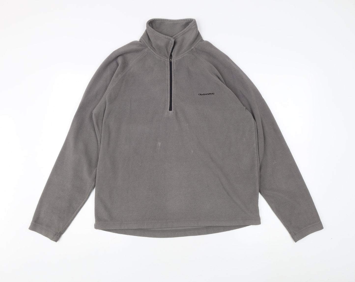Mens UK Size S Craghoppers Grey 1/4 Zip Sweatshirt