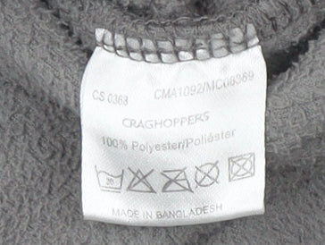 Mens UK Size S Craghoppers Grey 1/4 Zip Sweatshirt