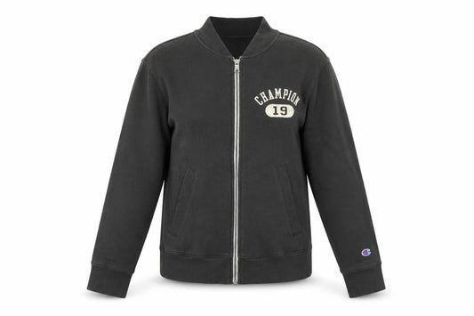 Champion Unisex Black S Basic Jacket Cotton Blend