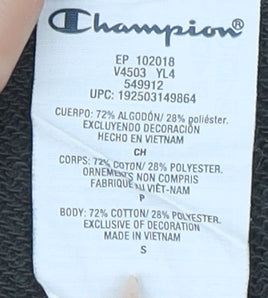 Champion Unisex Black S Basic Jacket Cotton Blend