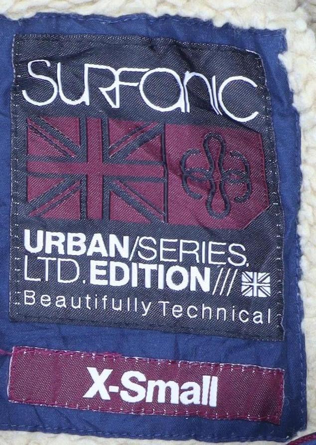 Womens UK Size XS Surfanic Blue Parka Coat