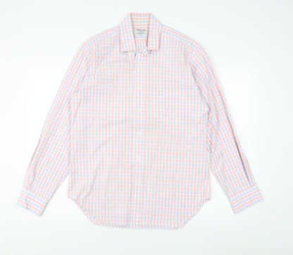 T.M. Lewin Men's Multicoloured Check Dress Shirt S