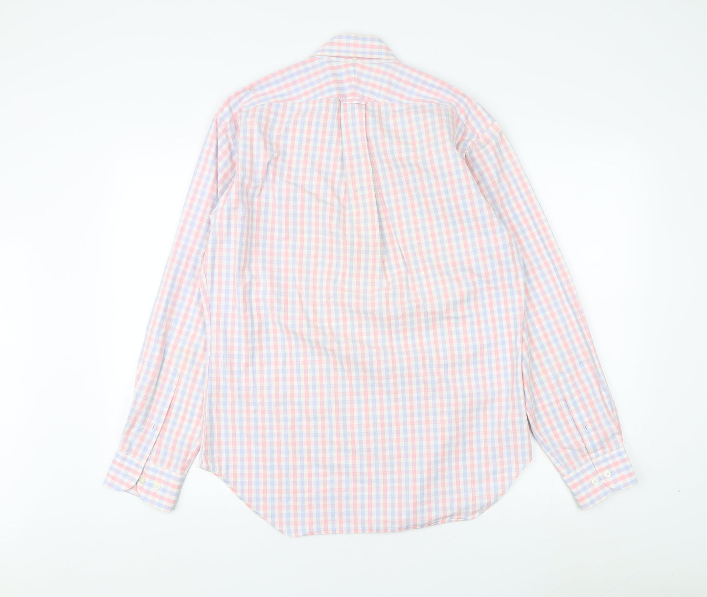 T.M. Lewin Men's Multicoloured Check Dress Shirt S