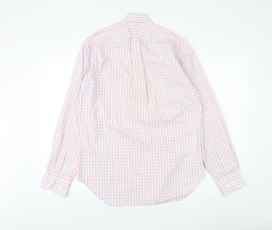 T.M. Lewin Men's Multicoloured Check Dress Shirt S
