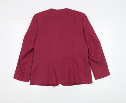 Eastex Women's Red Suit Jacket Size 10 Classic Workwear