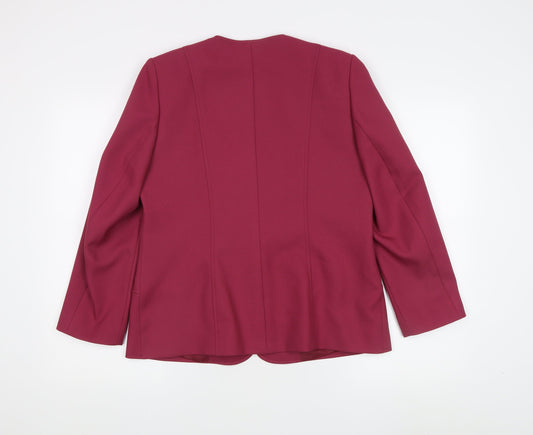 Eastex Women's Red Suit Jacket Size 10 Classic Workwear