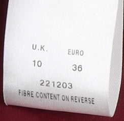 Eastex Women's Red Suit Jacket Size 10 Classic Workwear