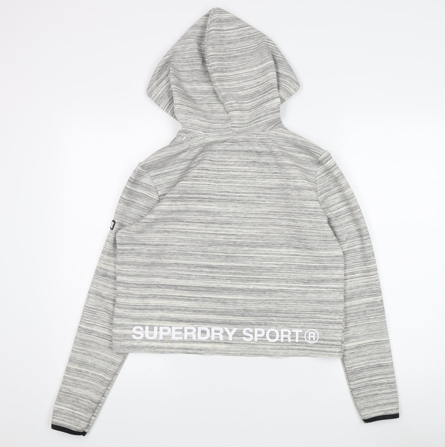 Unisex Adults UK Size S Superdry Grey Pullover Hoodie