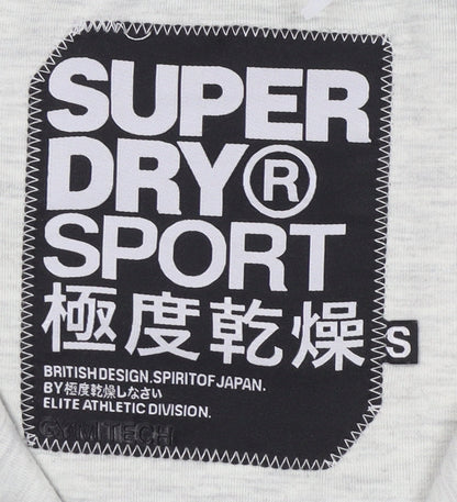 Unisex Adults UK Size S Superdry Grey Pullover Hoodie