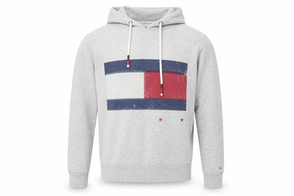 Mens UK Size S Hilfiger Denim Grey Pullover Hoodie