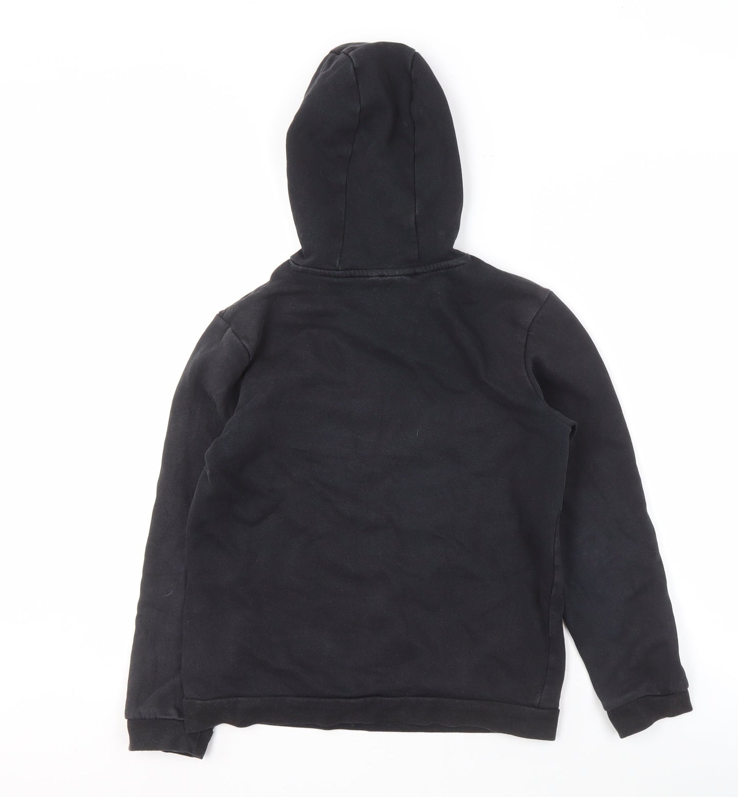 Adidas Boys Black Pullover Hoodie Size 12 Years