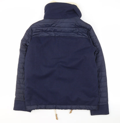 Mens UK Size L ROXY Blue Puffer Jacket