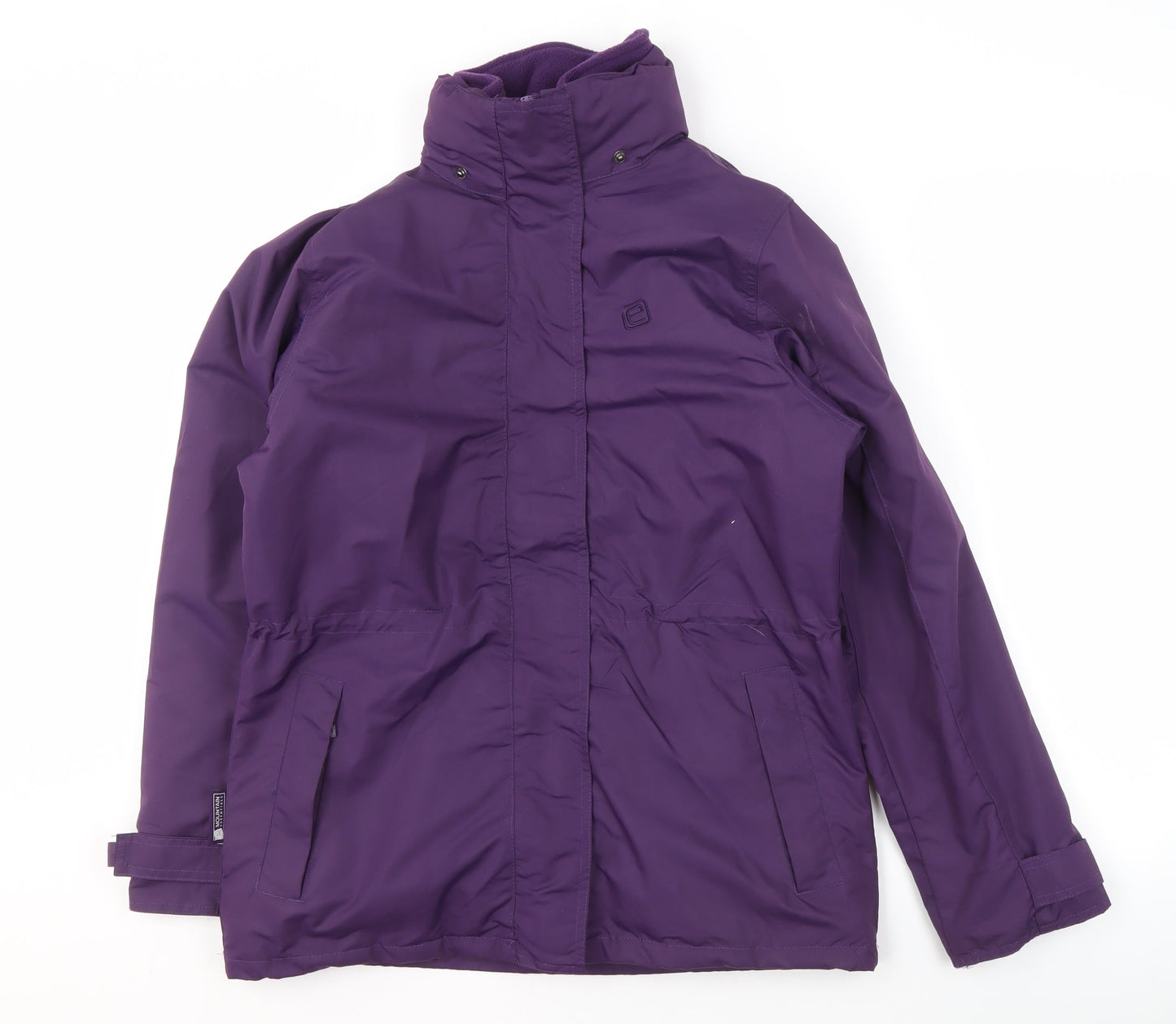 Womens UK Size 8 Mountain Essentials Purple 3-in-1 Jacket
