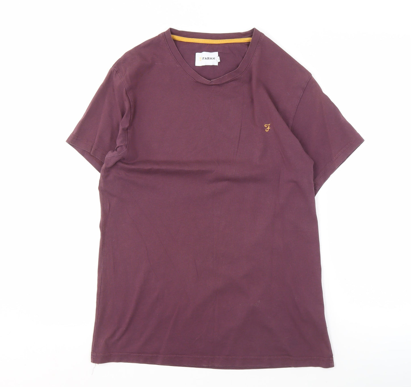 Mens UK Size L Farah Purple  T-Shirt