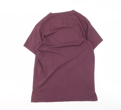 Mens UK Size L Farah Purple  T-Shirt