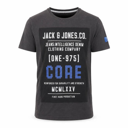 Mens UK Size S JACK & JONES Black  T-Shirt