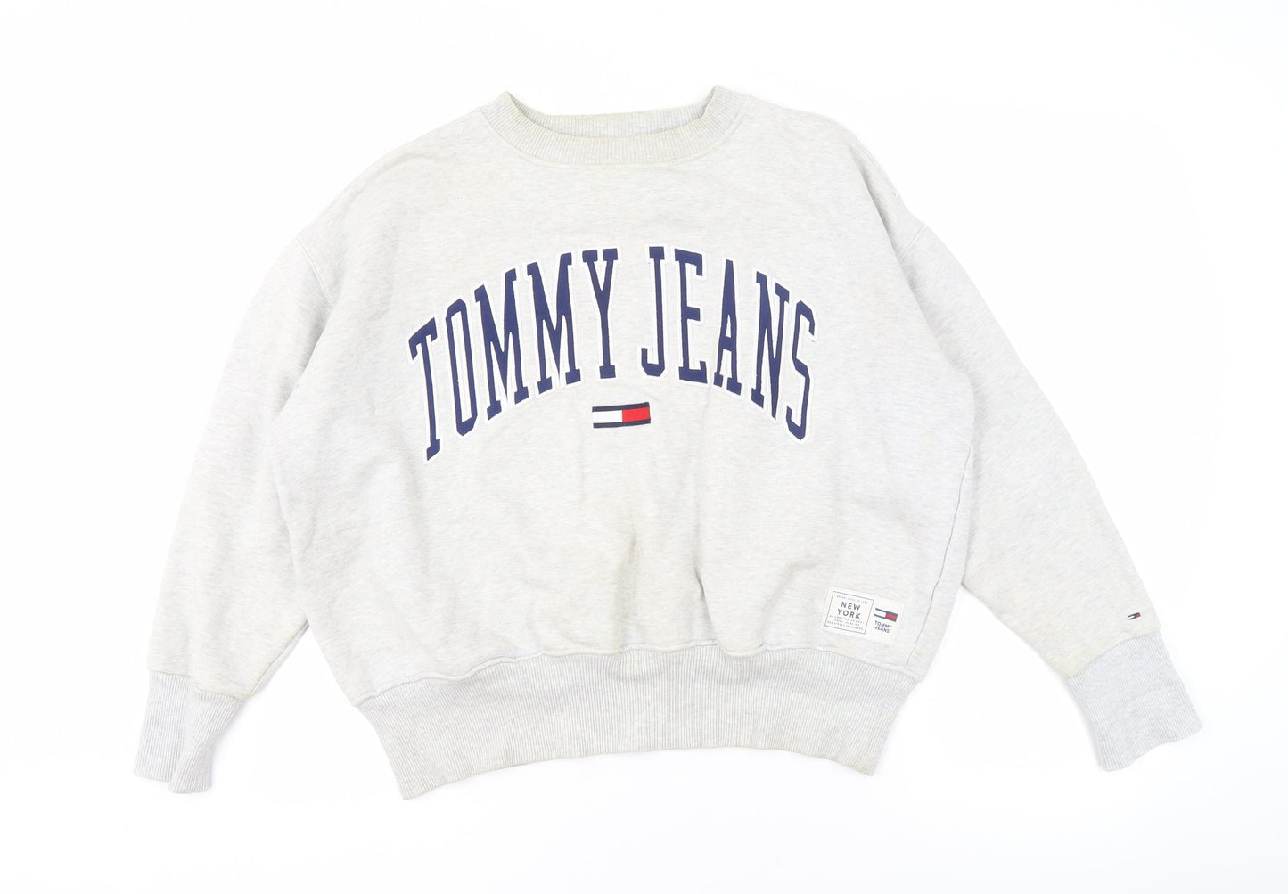 Tommy Jeans Men's Grey XS Logo Sweatshirt