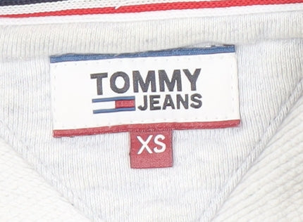 Tommy Jeans Men's Grey XS Logo Sweatshirt