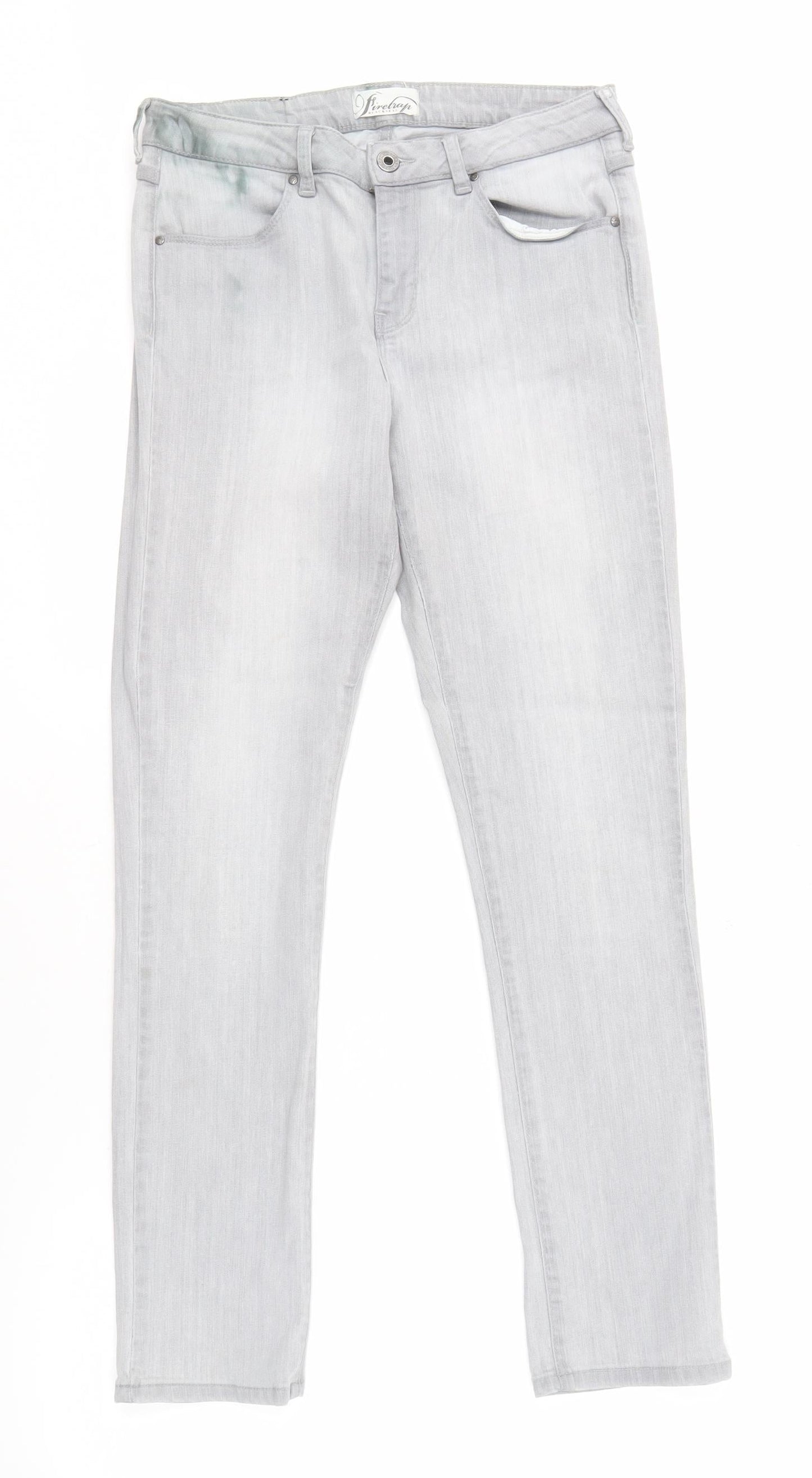 Firetrap Men’s Grey Slim Straight Jeans