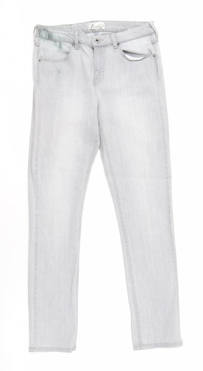 Firetrap Men’s Grey Slim Straight Jeans