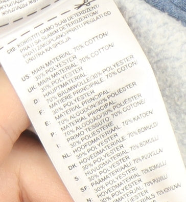 Adidas Women's Blue Lightweight Logo Sweatshirt L