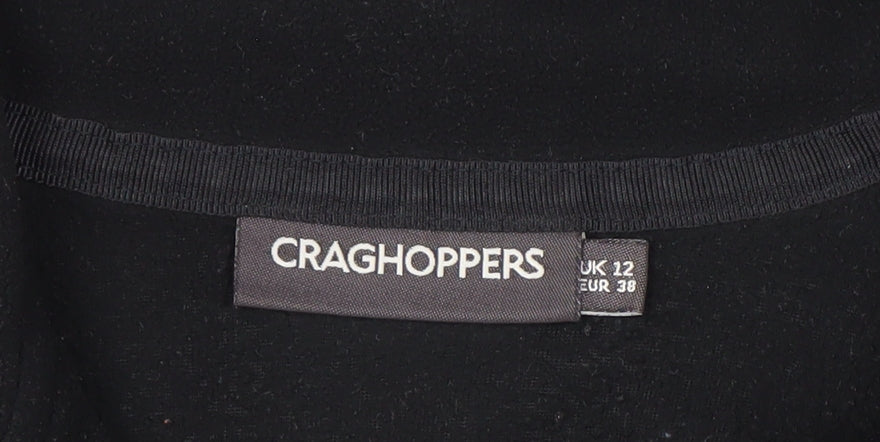 Craghoppers Women’s Black Fleece Pullover Sweatshirt Size 12